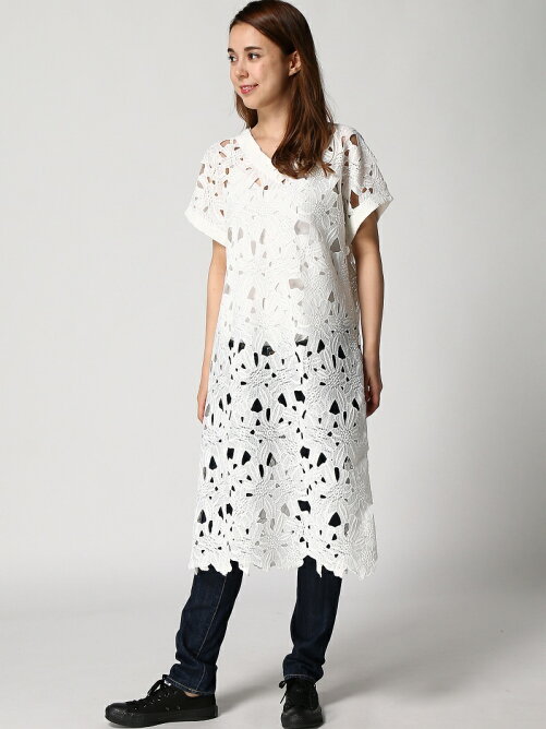 Interplanet Interplanet W バテンレース両vネックワンピース Rakuten Fashion 楽天ファッション 旧楽天ブランドアベニュー T