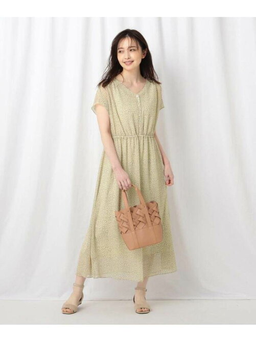Reflect Web先行販売 洗える 小花柄シフォンワンピース Rakuten Fashion 楽天ファッション 旧楽天 ブランドアベニュー Cz7347