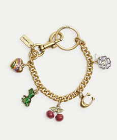 COACH 【公式】モチーフ チェーン バッグ チャーム コーチ ファッション雑貨 チャーム・キーチェーン ゴールド【送料無料】