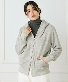 I.T.'S. international フルジップパーカー《吊り裏毛》 イッツインターナショナル トップス スウェット・トレーナー グレー【送料無料】