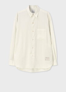 Paul Smith Cropped Logo �I�[�o�[�V���G�b�g �V���c �|�[���E�X�~�X �g�b�v�X �V���c�E�u���E�X �z���C�g�y���������z