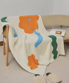BIRTHDAY BAR 【SAHIR サヒール】Mochimochi blanket ブランケット バースデイバー インテリア・生活雑貨 カーペット・ラグ・マット ブラウン グリーン【送料無料】