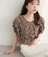 natural couture シアーベロアシャーリングTOPS ナチュラルクチュール トップス その他のトップス ホワイ…