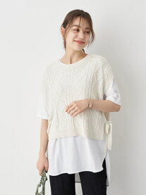 楽天市場 ニットベスト ブランドアースミュージック エコロジー レディースファッション の通販