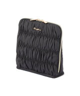 Francfranc ギャザー ツールペンスタンドポーチ ペン立て ペンケース デスク収納 文具 ポーチ フランフラ…