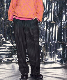 MAISON SPECIAL 【LIMITED EDITION】One-Tuck Wide Pants メゾンスペシャル パンツ スラックス・ドレスパンツ グレー ブラック カーキ【送料無料】