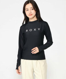 ROXY (W)RASHIE L/S ロキシー 水着・スイムグッズ ラッシュガード ブラック ホワイト【送料無料】