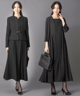 AddRouge 【洗える/選べる着丈】喪服 礼服 ブラックフォーマル レディース ワンピース アッドルージュ ス…