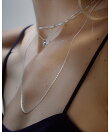 quip queint/sculpt long necklace/スカルプト ロング ネックレス