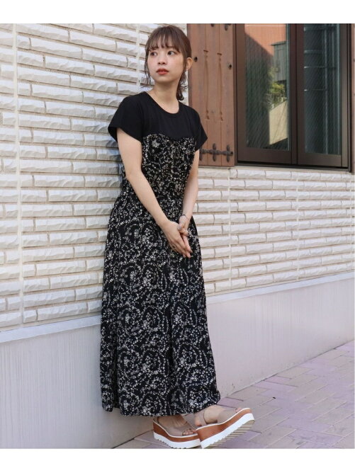 Tiptop Pocket Tiptop 花柄ビスチェ切り替え風ワンピース Rakuten Fashion 楽天ファッション 旧楽天ブランドアベニュー Ak50