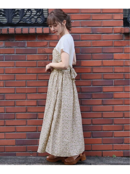 Tiptop Pocket Tiptop 花柄ビスチェ切り替え風ワンピース Rakuten Fashion 楽天ファッション 旧楽天ブランドアベニュー Ak50