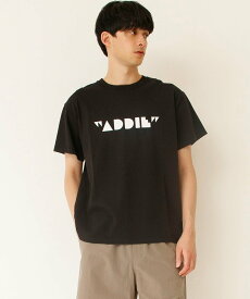 Johnbull Johnbull/(U)maRketコラボTEE(ADDIE) ジョンブルプライベートラボ トップス カットソー・Tシャツ ブラック ホワイト ブルー【送料無料】