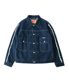 【SALE／40%OFF】Subciety FRINGE DENIM JKT サブサエティ ジャケット・アウター デニムジャケット ブラック ブルー【送料無料】