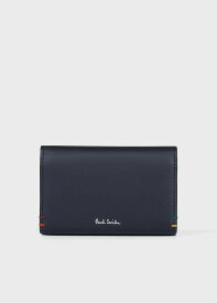 Paul Smith ハイライトステッチ 名刺入れ ポール・スミス 財布・ポーチ・ケース 財布 ブラック ネイビー【送料無料】
