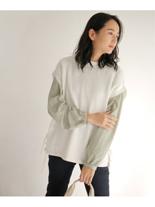 Ikka 綿麻レースアップニットベスト Rakuten Fashion 楽天ファッション 旧楽天ブランドアベニュー Ce5351