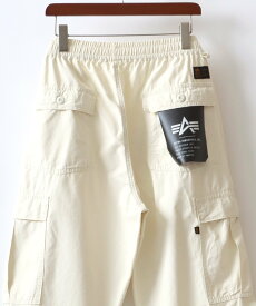 【SALE／6%OFF】Alpha Industries ALPHA ワイド カーゴパンツ メンズ ワイドテーパード ズボン ラザル パンツ カーゴパンツ ホワイト カーキ グレー ブラック【送料無料】