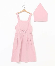 OCEAN&GROUND OCEAN&GROUND/(K)タックフレアエプロンSET オーシャンアンドグラウンド 食器・調理器具・キッチン用品 エプロン パープル ベージュ ピンク グリーン