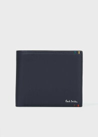 Paul Smith ハイライトステッチ 2つ折り財布 ポール・スミス 財布・ポーチ・ケース 財布 レッド ベージュ ネイビー ブルー ブラック【送料無料】