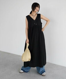 【SALE／10%OFF】Green Parks 5WAYノースリーブワンピース グリーンパークス ワンピース・ドレス ジャンパースカート ブラック ブルー カーキグリーン ブラウン