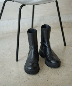 Whim Gazette 【THE PAUSE】レザーサイドゴアブーツ ウィム ガゼット シューズ・靴 その他のシューズ・靴 ブラウン ブラック【送料無料】