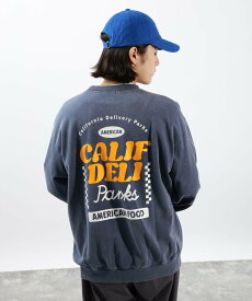 【SALE／50%OFF】BAYFLOW SUNSETバックプリントプルオーバー ベイフロー トップス カットソー・Tシャツ レッド グレー ホワイト