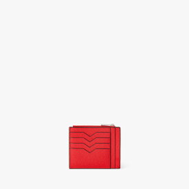 Valextra 【公式】ジップ コイン ウォレット ヴァレクストラ 財布・ポーチ・ケース コインケース・小銭入れ・札入れ レッド【送料無料】