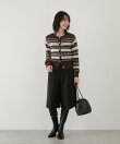 フェアアイルパターンニットカーディガン