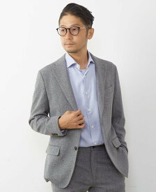 【SALE／50%OFF】MEN'S MELROSE カルテッドミックスツィードセットアップジャケット メンズメルローズ ジャケット・アウター テーラードジャケット・ブレザー ネイビー グレー【送料無料】