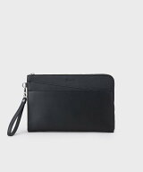 tk.TAKEO KIKUCHI 切替ZIPクラッチバッグ ティーケータケオキクチ バッグ クラッチバッグ ブラック【送料…
