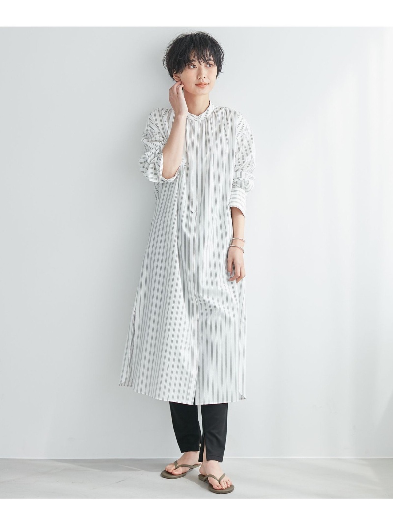 23区｜【SLOW】Soft Wash Shirting シャツ ワンピース | Rakuten