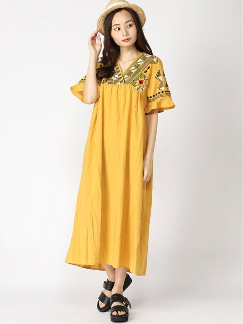 Anap Anapmimpi オルテガ刺繍ロングワンピース Rakuten Fashion 楽天ファッション 旧楽天ブランドアベニュー Aw54