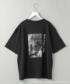 apart by lowrys 【別注】LIFEプリントTEE アパートバイローリーズ トップス カットソー・Tシャツ ブラウン ブラック【送料無料】