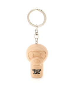 A BATHING APE BABY MILO KOKESHI DOLL KEY CHAIN �A �x�C�V���O �G�C�v �t�@�b�V�����G�� �`���[���E�L�[�`�F�[�� �u���E�� �x�[�W��