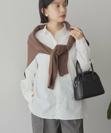 【SALE／35%OFF】AMERICAN HOLIC イージーケアベーシックシャツ アメリカンホリック トップス シャツ・ブラウス ブルー ホワイト ブラウン