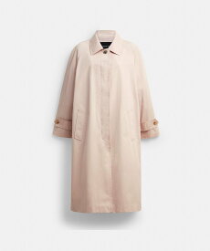 【SALE／40%OFF】COACH OUTLET 【公式】ライトウェイト トレンチ コート コーチ　アウトレット ジャケット・アウター トレンチコート ピンク【送料無料】