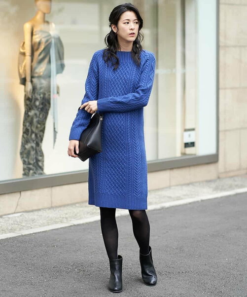 Ofuon ケーブルニットワンピース Rakuten Fashion 楽天ファッション 旧楽天ブランドアベニュー V