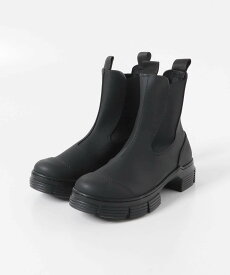 URBAN RESEARCH GANNI Recycled Rubber City Boot アーバンリサーチ シューズ・靴 ブーツ ブラック【送料無料】
