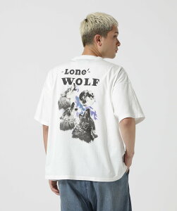 B'2nd REMI RELIEF(���~�����[�t) �ʒ�LW���H20/-�V��BIG�T�C�YT(LONE WOLF) �r�[�Z�J���h �g�b�v�X �J�b�g�\�[�ET�V���c �z���C�g �u���b�N�y���������z