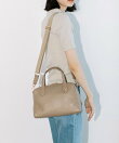 BEAURE/カウレザー ボストンバッグ ショルダー B-23527