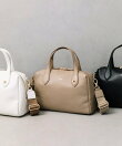 BEAURE/カウレザー ボストンバッグ ショルダー B-23527
