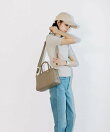 BEAURE/カウレザー ボストンバッグ ショルダー B-23527