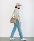 BEAURE/カウレザー ボストンバッグ ショルダー B-23527