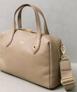 BEAURE/カウレザー ボストンバッグ ショルダー B-23527