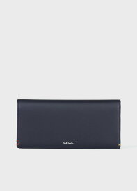Paul Smith ハイライトステッチ 長財布 ポール・スミス 財布・ポーチ・ケース 財布 ブラック ネイビー【送料無料】