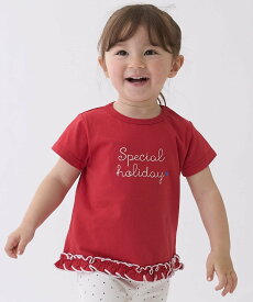 petit main 【プティプラ】GIRLS 半袖Tシャツ ナルミヤオンライン トップス カットソー・Tシャツ イエロー ホワイト ネイビー ブルー ピンク ベージュ