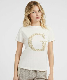 【SALE／30%OFF】GUESS (W)Alethea Tee ゲス トップス カットソー・Tシャツ ホワイト