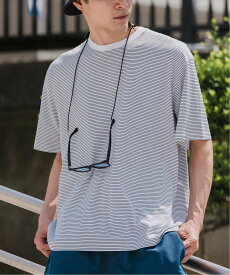 EDIFICE 【handvaerk / ハンドバーク】別注 S/S BIG T-SHIRT BORDER エディフィス トップス カットソー・Tシャツ ホワイト ブラック【送料無料】