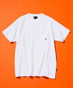 【SALE／35%OFF】BEAMS 【定番/ベーシック/ワンポイント/クルーネック/ポケT/半袖/ユニセックス/洗濯機可】Bロゴ ポケットTシャツ 25SS メンズ ビームス メン トップス カットソー・Tシャツ ネイビー ホワイト グレー【送料無料】