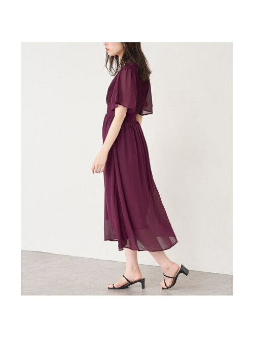 Natural Couture フレアスリーブお上品ワンピース Rakuten Fashion 楽天ファッション 旧楽天ブランドアベニュー Df57