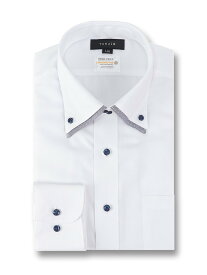 TAKA-Q 形態安定 吸水速乾 スタンダードフィット 2枚衿ドゥエ長袖シャツ タカキュー スーツ・フォーマル Yシャツ・カッターシャツ